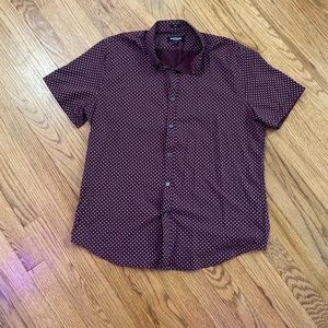 Express short-sleeve button up t-shirt